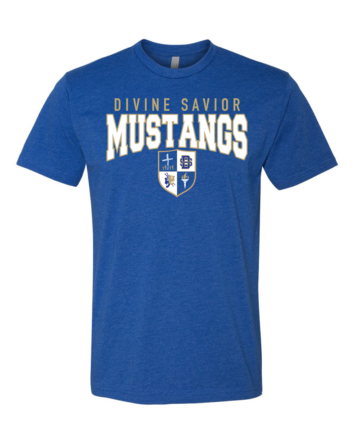 DSA Mustangs Shield - CVC Cotton Shirt