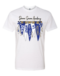 Divine Pennant Flag Cheer - CVC Cotton Shirt