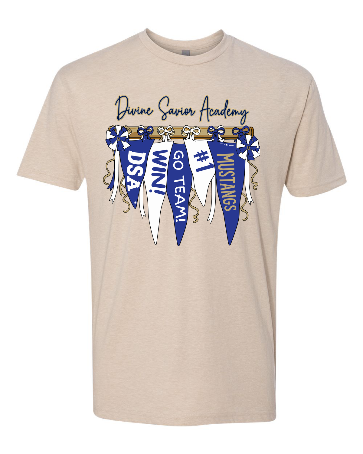 Divine Pennant Flag Cheer - CVC Cotton Shirt