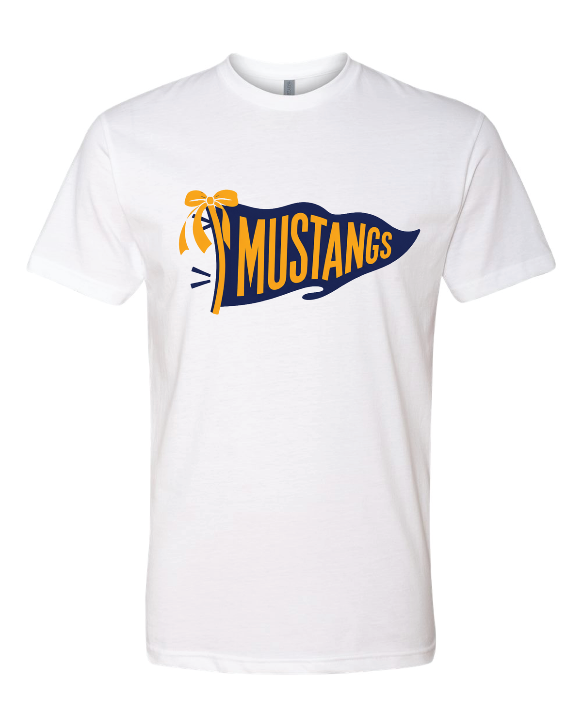 Divine Savior Mustangs Cheer Tee - CVC Cotton Tee